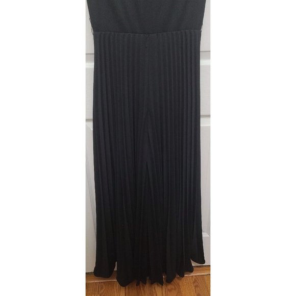 Vtg 70s Mary Dobbs Original Women's Sleeveless Pleated Full Flare Jumpsuit Sz XS - Picture 5 of 13